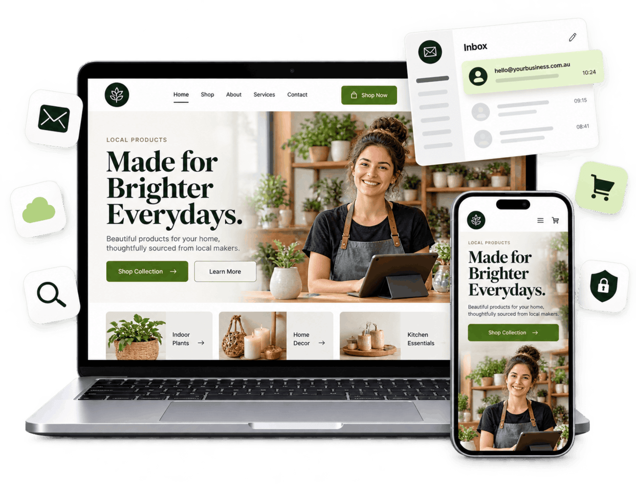 websites business tools and online stores